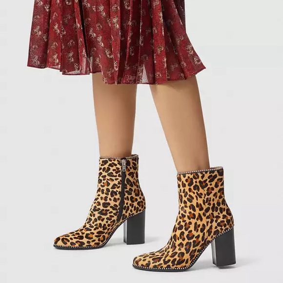 Coach DREA Beaded HairCalf Boots - Size 10 Preloved - Picture 5 of 9